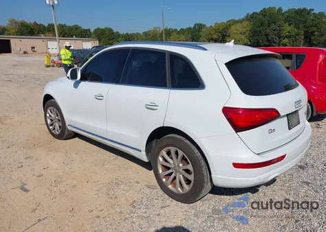2016 Audi Q5 2.0T Premium z USA, uszkodzony, nr VIN WA1L2AFP7GA116926
